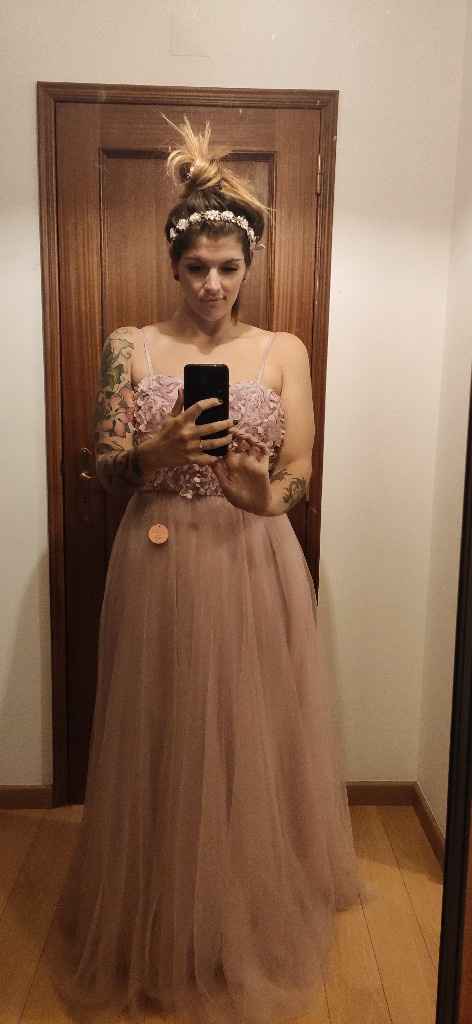 Outubro cor de Rosa - vestido de noiva rosa 😍 - 1