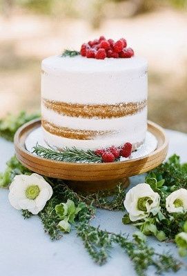 Inspirações Bolos minimalistas