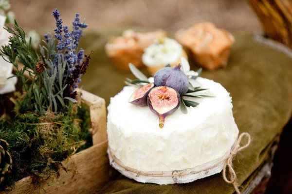 Inspirações Bolos minimalistas