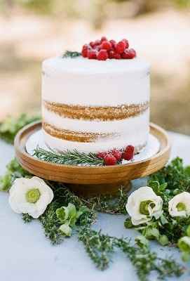 Inspirações Bolos minimalistas