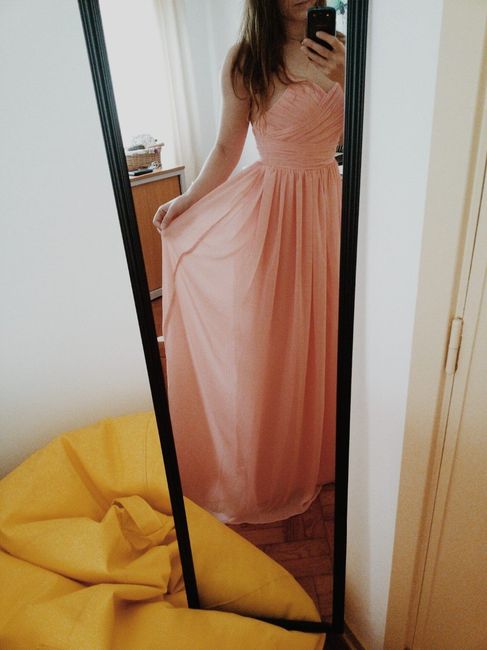 Vestido Damas - frente real    