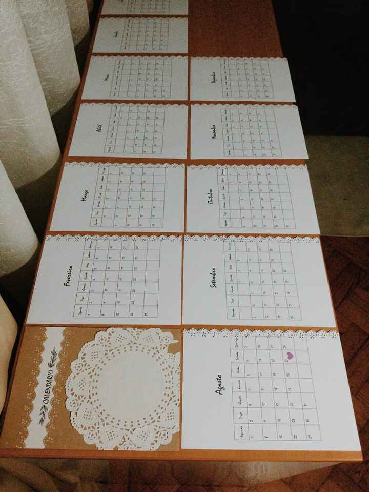 Separador "Calendário"