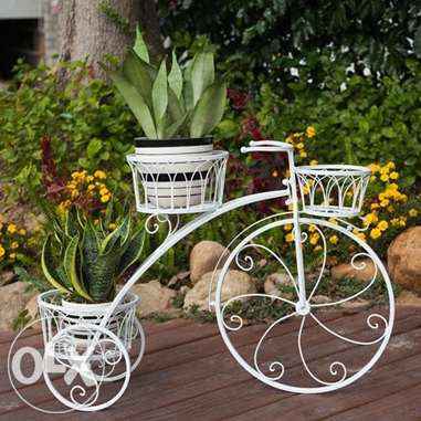 bicicleta ferro jardim