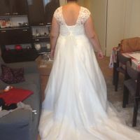 vestido costas com casaco de renda