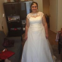 vestido frente com casaco de renda