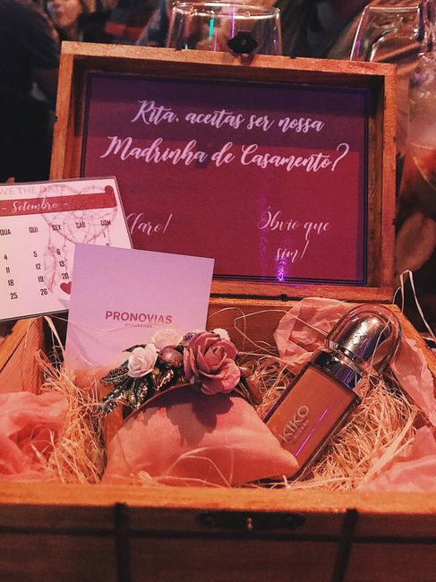 Convites de padrinhos e damas de honor. 2
