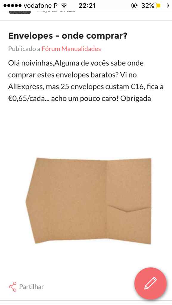 Ajuda envelopes kraft - onde comprar?? - 1