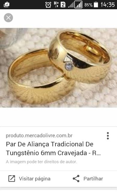 As minhas alianças de casamento - 1
