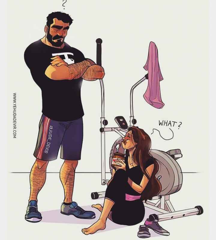  Ilustração de o dia a dia com uma esposa - 5