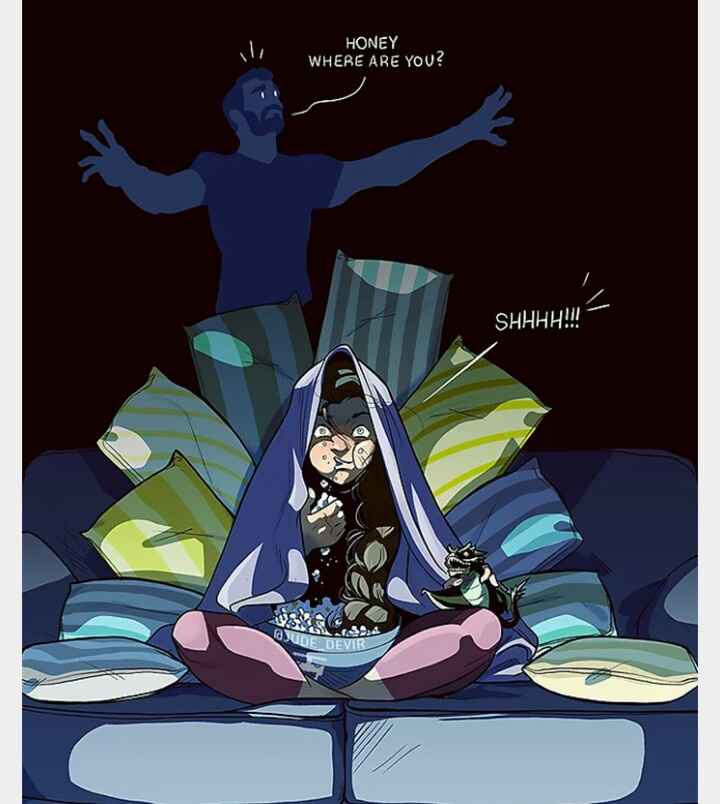 Ilustração de o dia a dia com uma esposa - 10