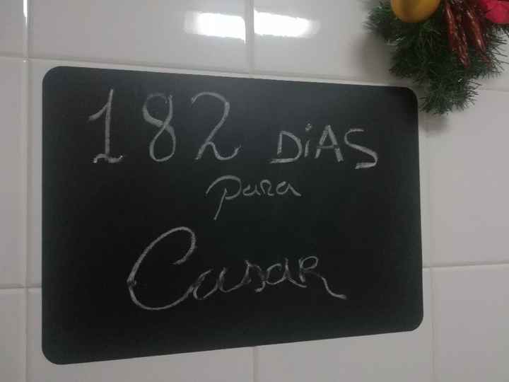  182 dias e o noivo começa a cair na realidade - 1