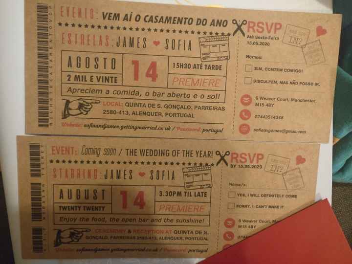 Save the date & convites - 2