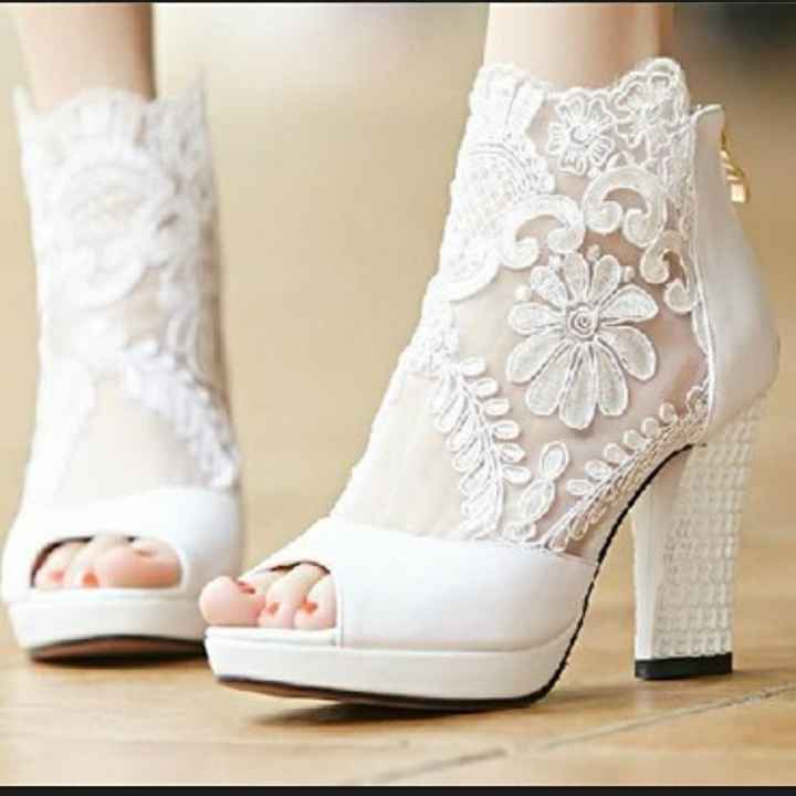 Casamentos de inverno - sapatos da noiva - 4