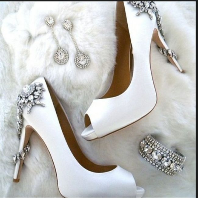 Casamentos de inverno - sapatos da noiva - 5