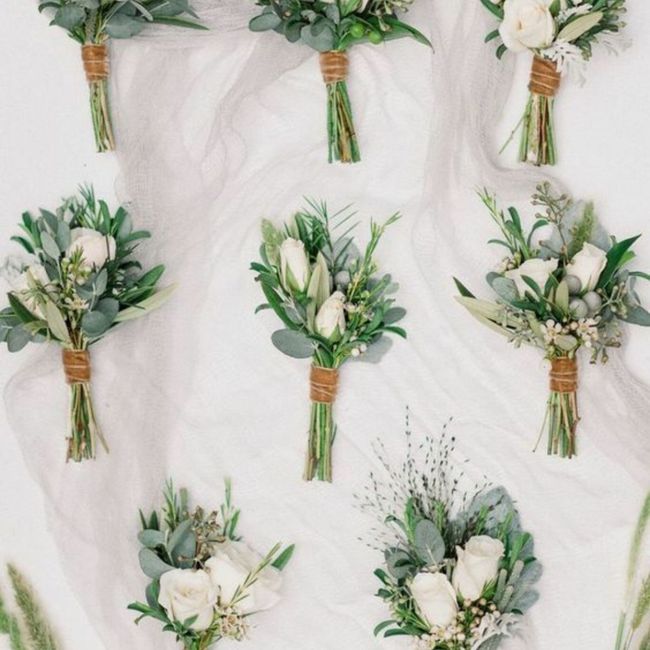 o arco-íris 🌈 invade a comunidade com inspirações (cinzento) para bouquets e boutonnieres 7