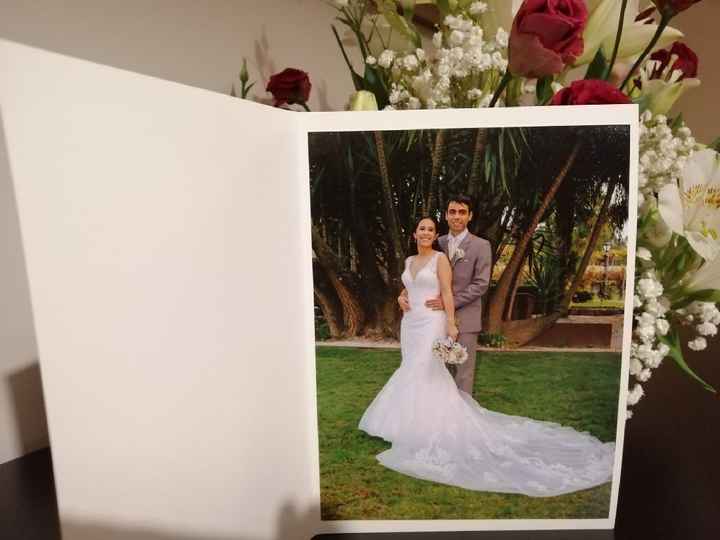 Foto-lembrança dos noivos como lembrança para os convidados - 1