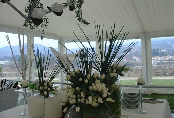 Decoração de flores
