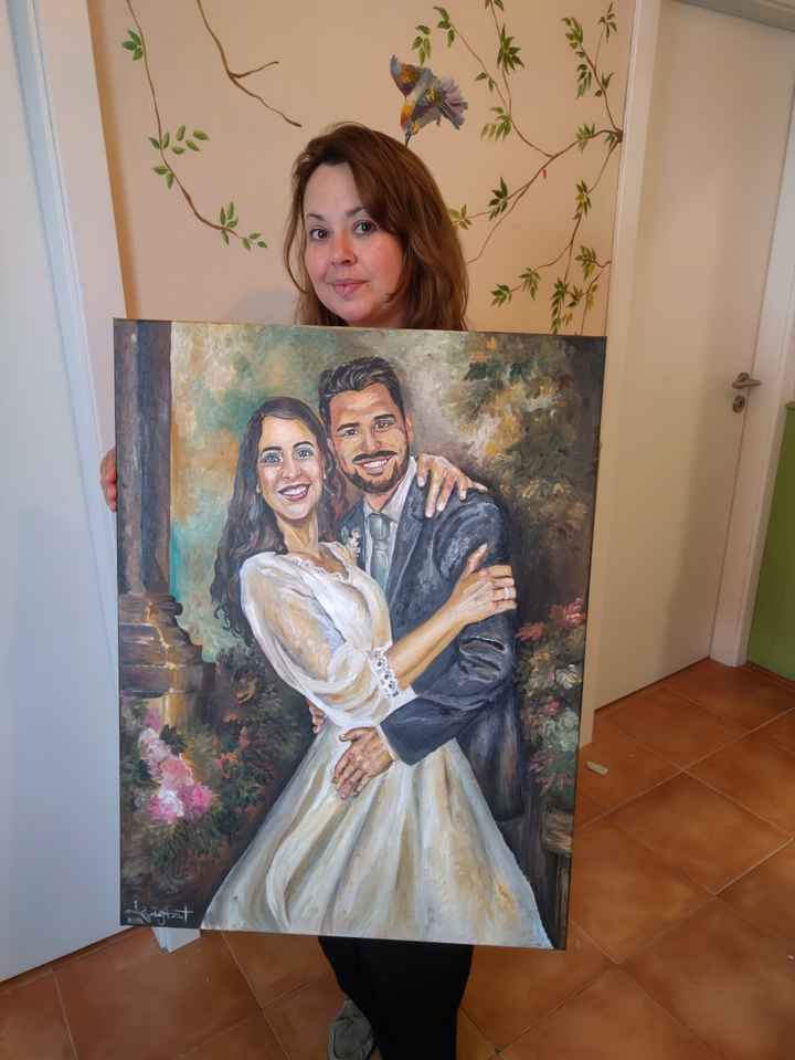 Gostaria de apresentar meu trabalho, sou artista e trabalho com pinturas ao vivo em casamento, porém