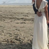 Vestido por tras