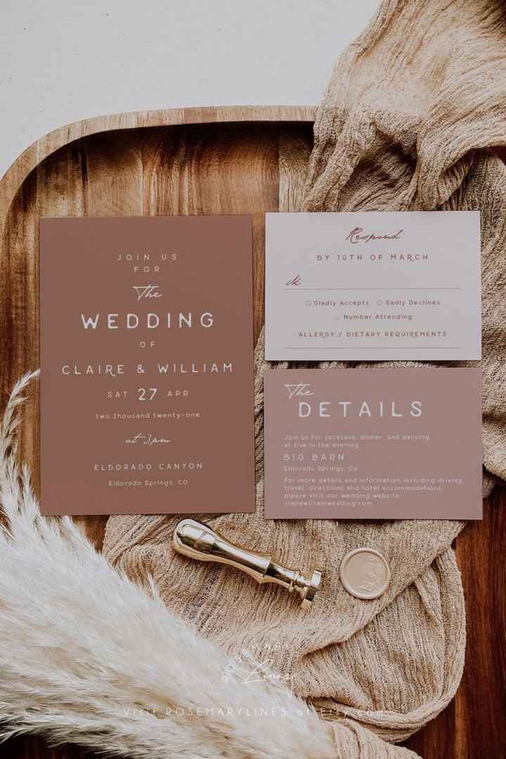 🩷🌈 Inspiração Casamento Rosa - os Convites - 3
