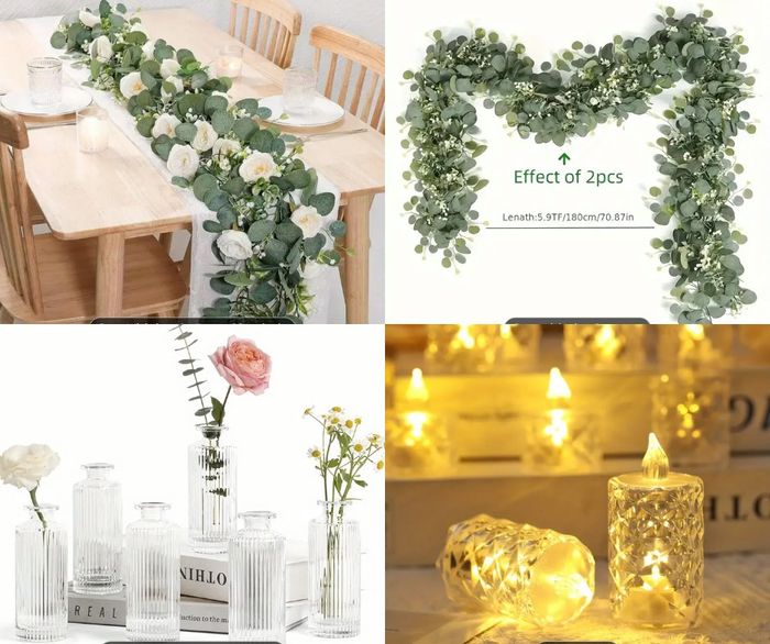 Vendo Pack completo de decoraçao de casamento romantico 10