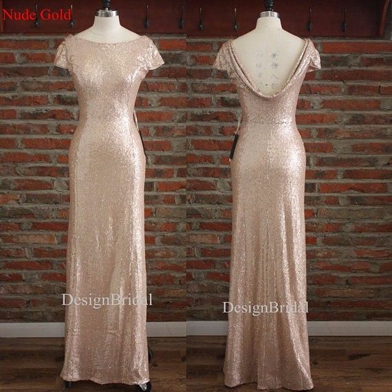 Vestido Lantejolas Champagne