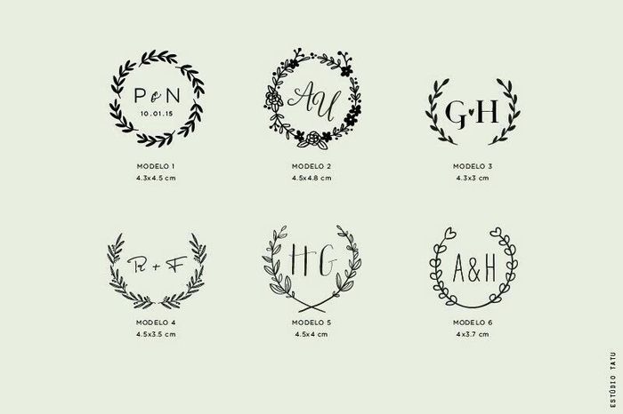 Monogramas - preciso de inspirações! - 1