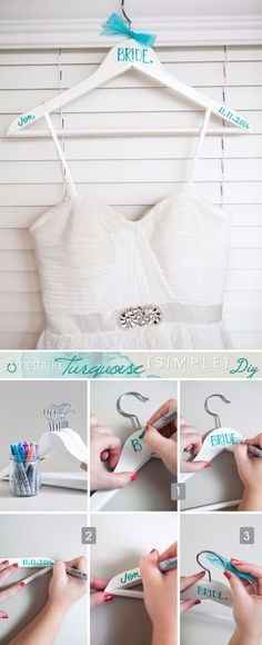 DIY Cabide de noiva