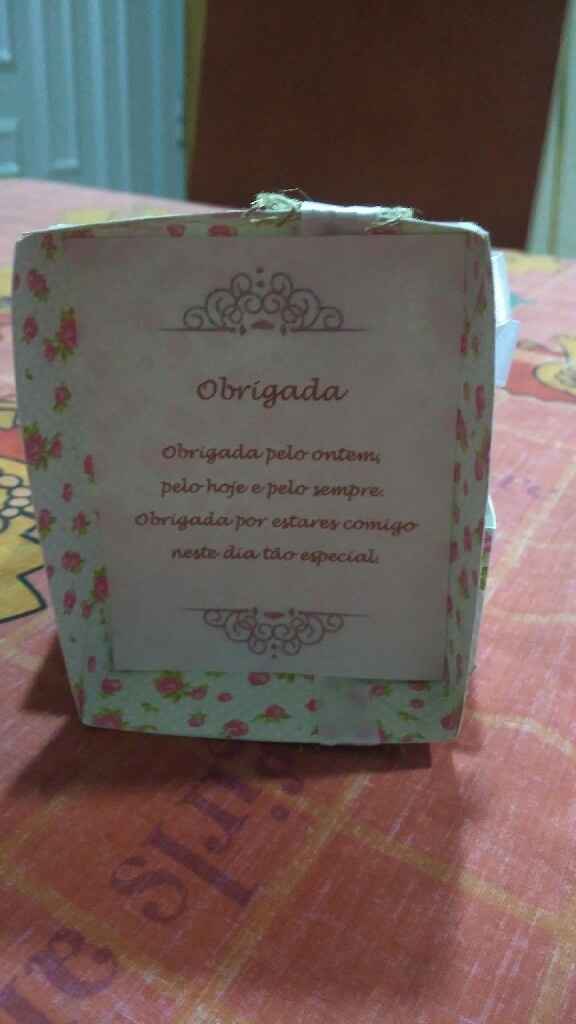 Caixinhas para as damas de honor - 1