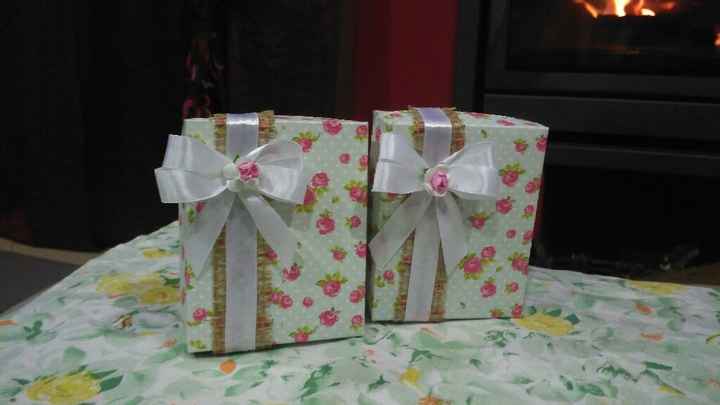 Caixinhas para as damas de honor - 2