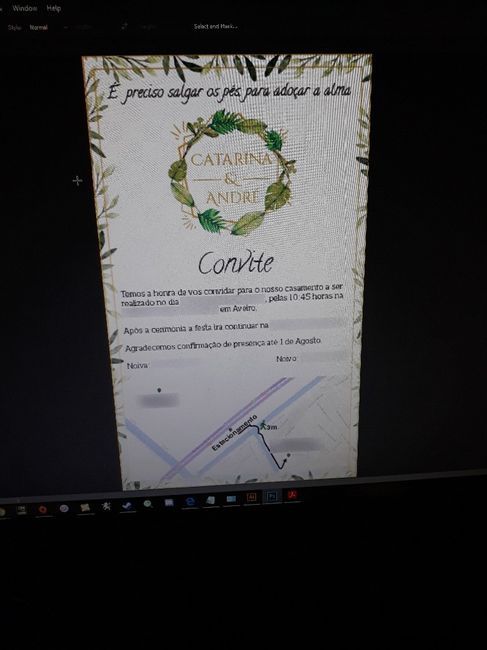 Hoje foi dia de... Convites - 1