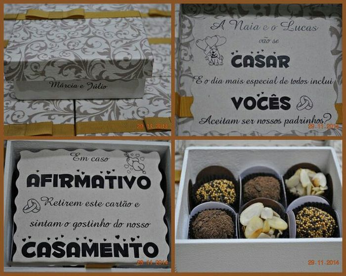 Convite para padrinhos - 1