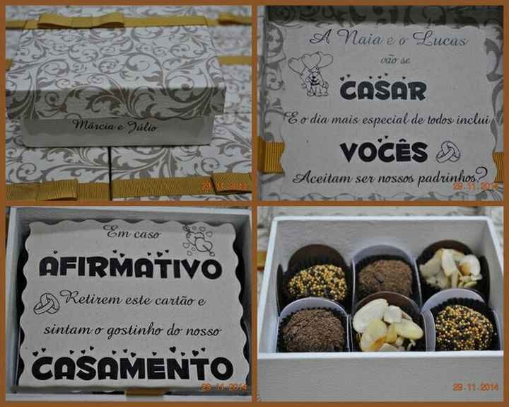 Convite para padrinhos - 1