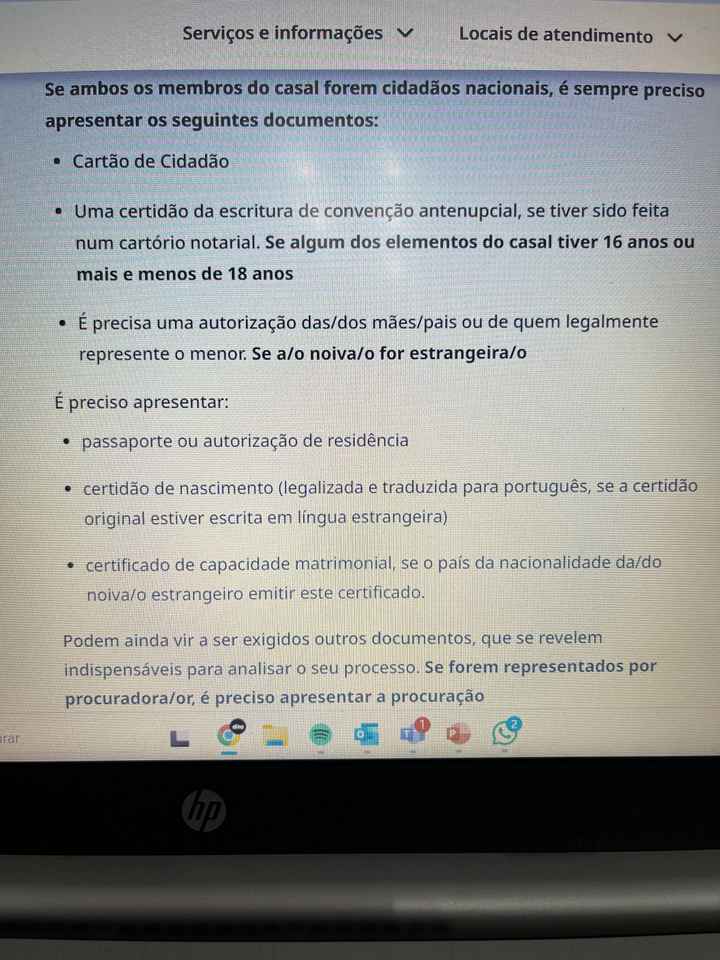 Dúvida - Abertura processo registo civil - 1