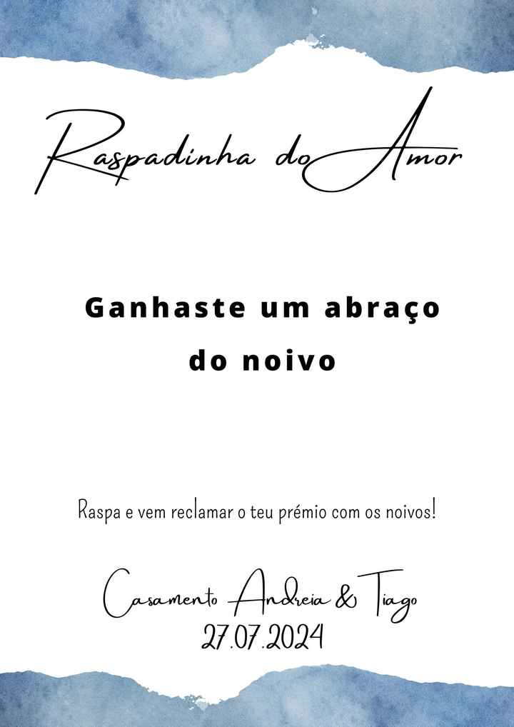 Raspadinhas do Amor da Andreia e do Tiago - 2