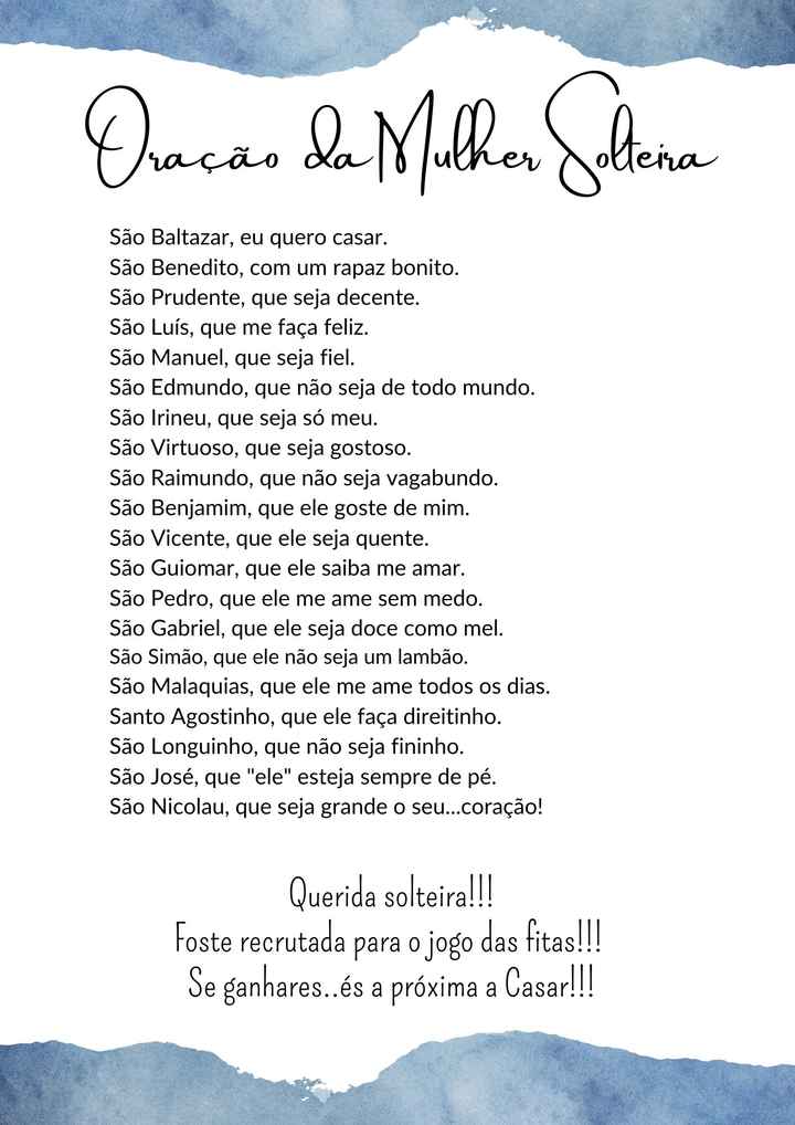 Check: Oração das Solteiras! - 1