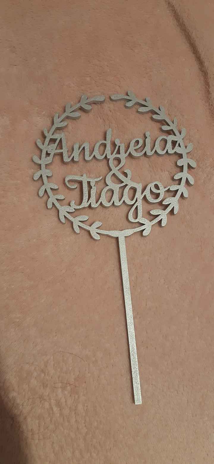 Check: Topo do bolo e letras de madeira - 2