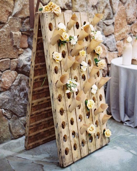 Ideias para colocar cones do arroz! 2