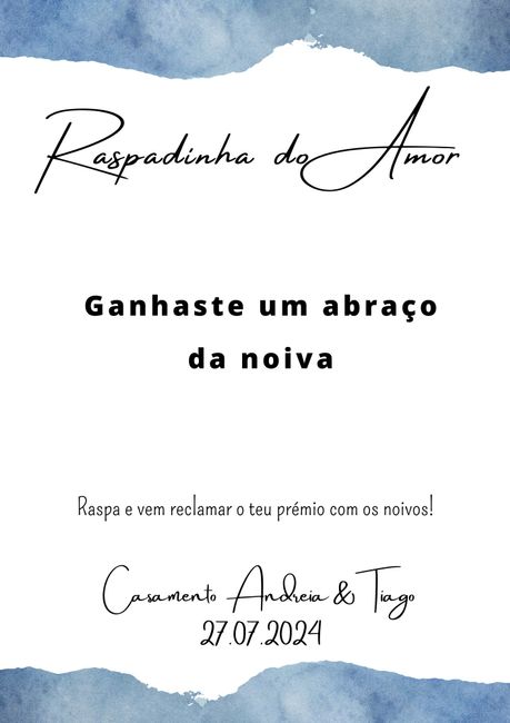 Raspadinhas do Amor da Andreia e do Tiago 1