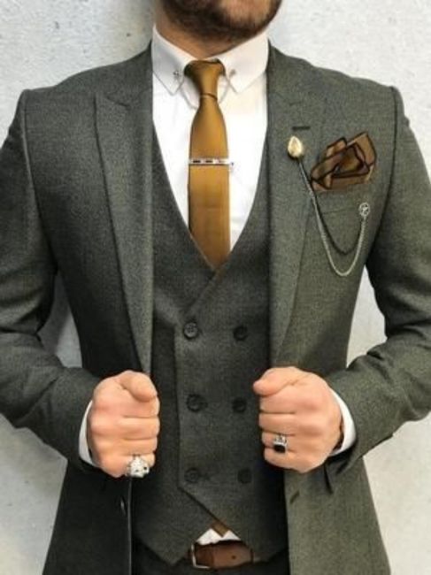 Inspiracoes...fato do noivo Verde!! 6