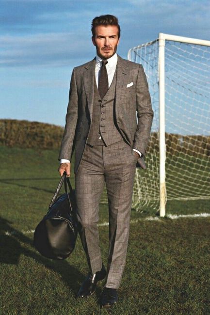 Inspiracoes...fato do noivo em tons de creme e  Castanho! 4