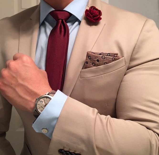 Inspiracoes...fato do noivo em tons de creme e  Castanho! 14