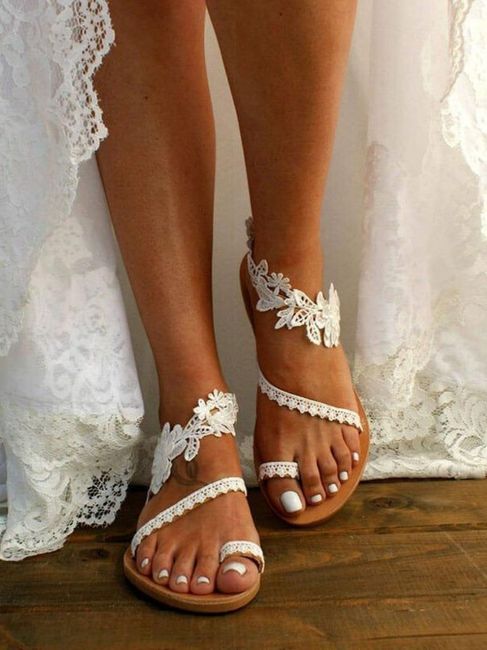 Inspirações...sapatos da noiva sem Salto! 4