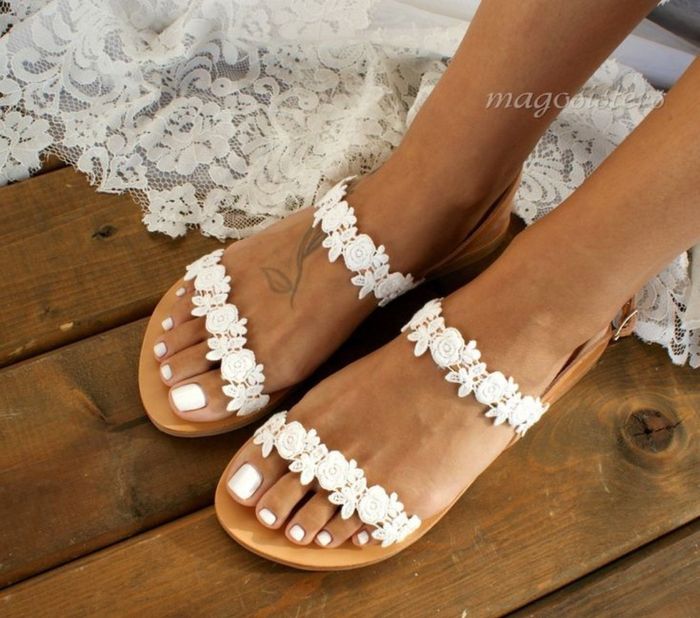 Inspirações...sapatos da noiva sem Salto! 8