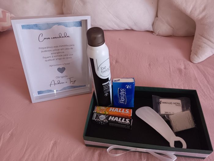 Habemus kit toilete senhoras feito.. o kit dos senhores está em progresso!!! 4