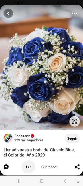 💙🌈 inspirações para casamento tons azul - Ramos - 1