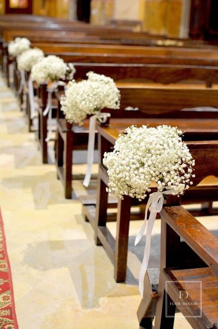 Quais flores brancas para igreja? 15