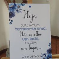 Habemus placa de boas vindas e da entrada na igreja!! - 2