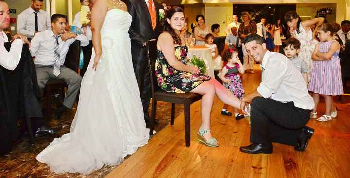 Qual foi o último casamento a que foram? - 1