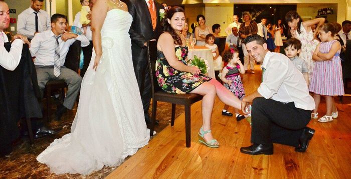 Qual foi o último casamento a que foram? - 1